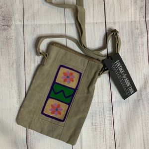Vintage Addiction Recycled Military Tent Crossbody